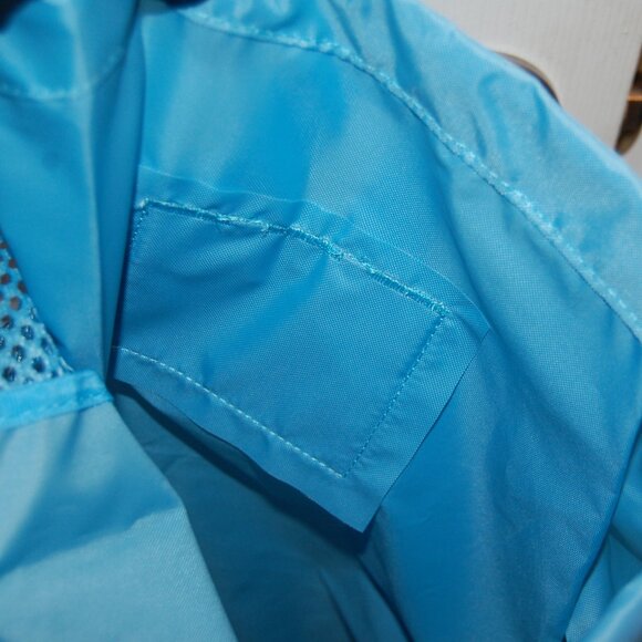 SPEEDO Baby Blue Ventilator Nylon Mesh Foldable BackPack/Travel Gym Bag - Picture 6 of 7